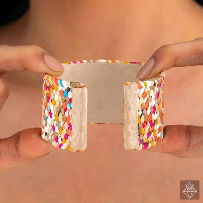 Multicolour Raffia Bracelet (Adjustable Size)